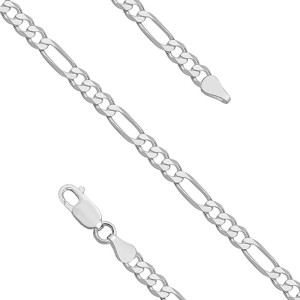 Bratara barbati argint rodiat model figaro 4 mm x 21 cm DiAmanti FigaroC120-21cm-SL (Argint 925‰ 4,2 g.)